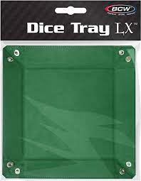 BCW Square Dice Tray - Green